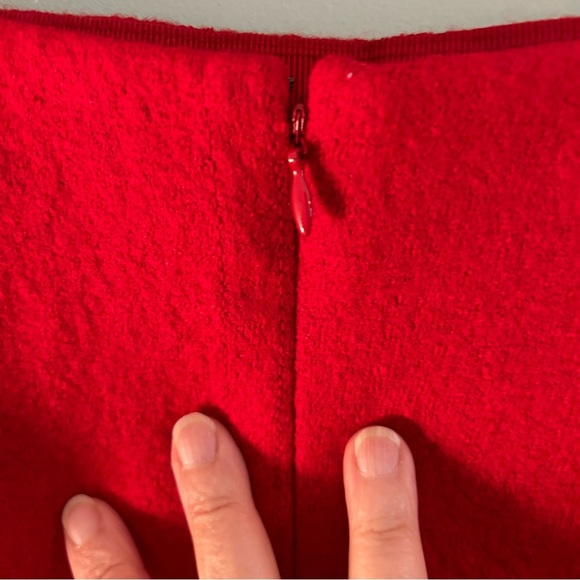 Ann Taylor Wool Blend Red Skirt. Size 4. - Picture 6 of 10